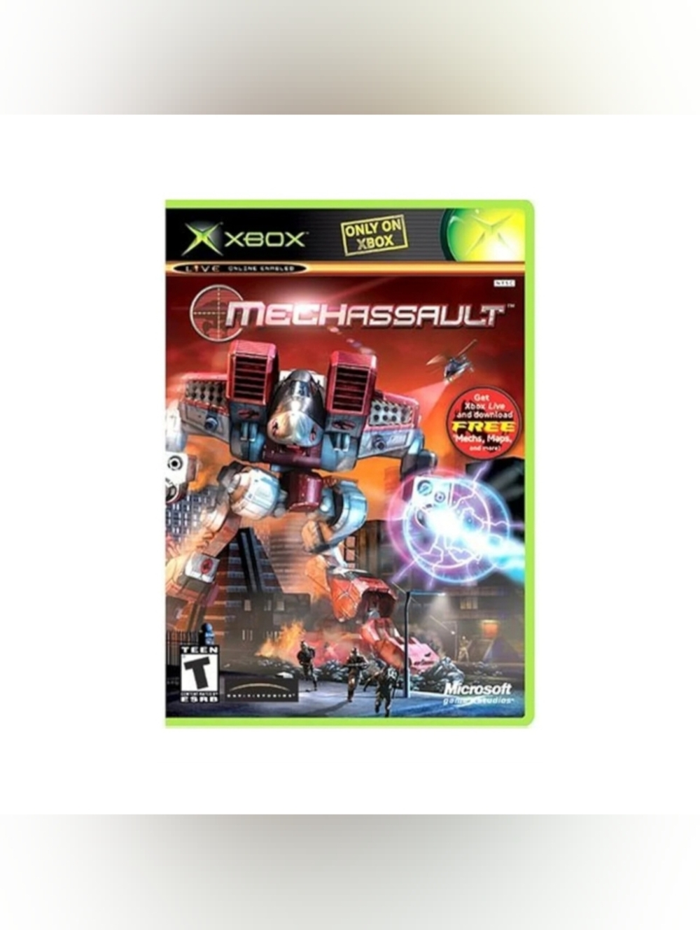 MechAssault (Microsoft Xbox, 2002) Complete With Manual CIB